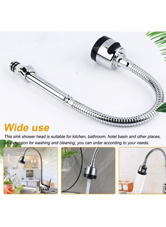 Biella 360 Rotatable Single Handle Kitchen Sink Faucet Flexible Neck Swivel Spout With Cold Water Aerator For Multipurpose Use - Image 5