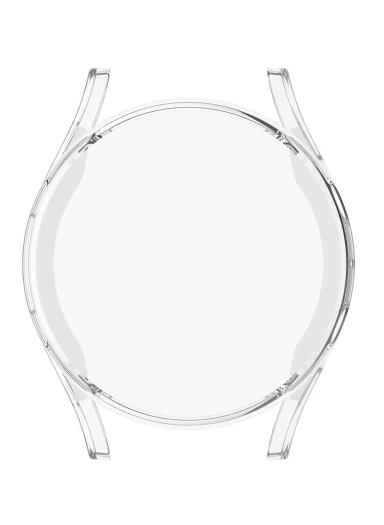 غطاء شاشة Samsung Galaxy Watch 7 - 2024 مقاس 44 مم، مصنوع من مادة TPU المقاومة للخدش، شفاف - Image 2