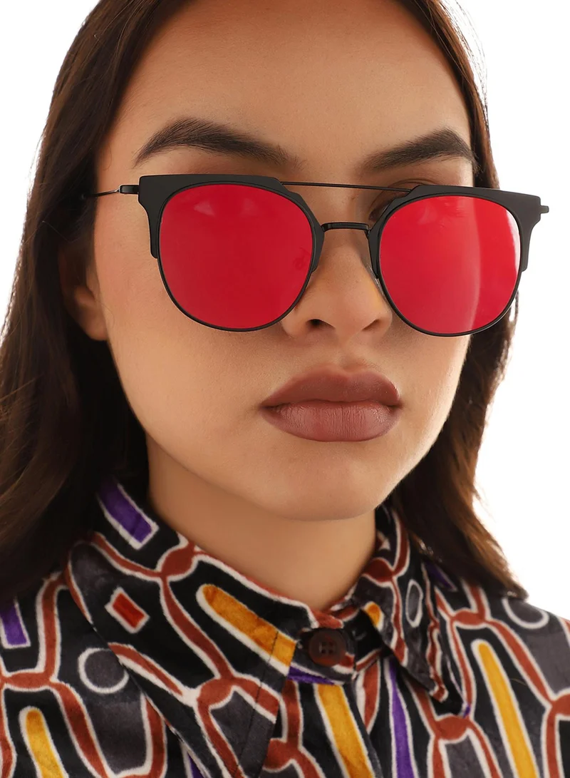 Haute Sauce Black Wayfarer Sunglass