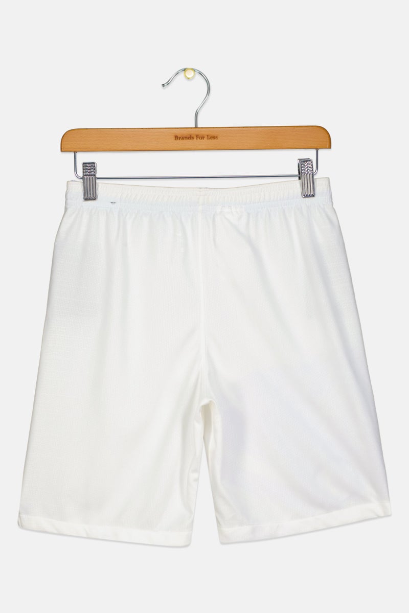 Nike شورتات خارجية للأطفال الأولاد بشعار مانشستر سيتي المطرز، أبيض - Image 2