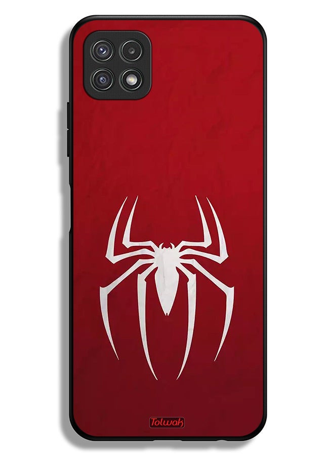 Tolwak Samsung Galaxy A22 5G Protective Case Cover Spider Icon - Image 1