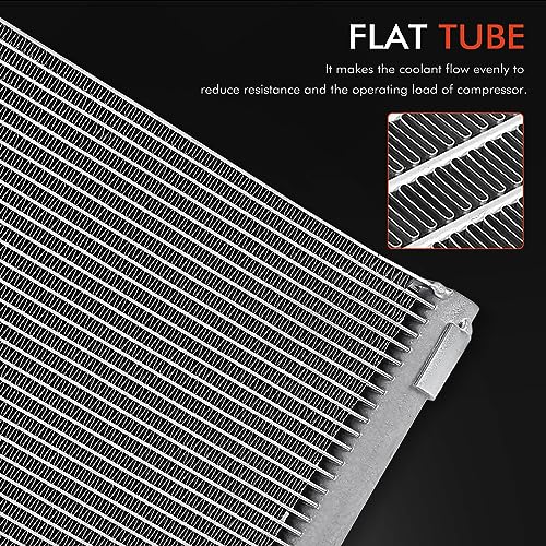 A-Premium A/C Condenser Compatible with 2000-2004 Subaru Outback/Legacy, 2003-2006 Baja, 2.5L 3.0L - Image 3
