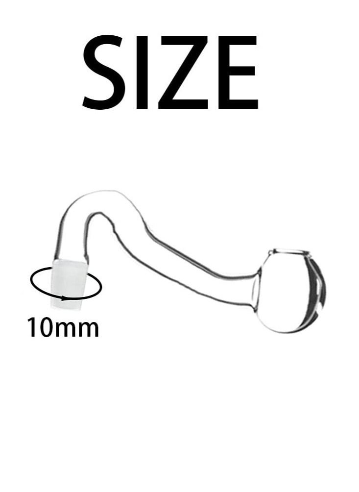 Generic - Clear Glass Fountain Inflow Pipe Aquarium Filter Tubing for Aquarium Planted Fish Tank 10mm - Image 1