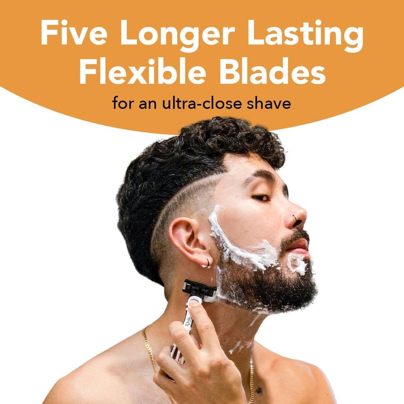 BIC Flex 5 Sensitive Men's Disposable 5-Blade Razors, Comfortable Shave, 2-Pack, 3 Count - Image 5