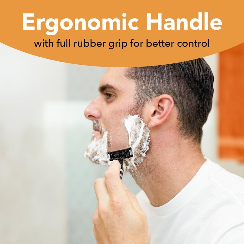 BIC Flex 5 Sensitive Men's Disposable 5-Blade Razors, Comfortable Shave, 2-Pack, 3 Count - Image 2
