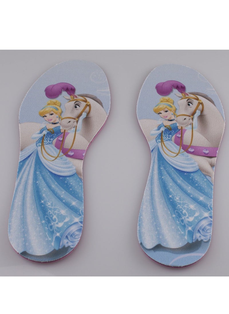 Fun Disney Princess Comfort Insole For Kids Cut Size 22-38  - Image 2