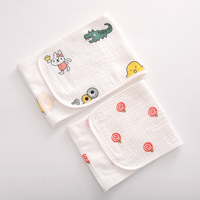 Summer Baby Belly Care Baby Cartoon Printed Thin Belly Care Newborn Belly Care Belly Care - Image 3