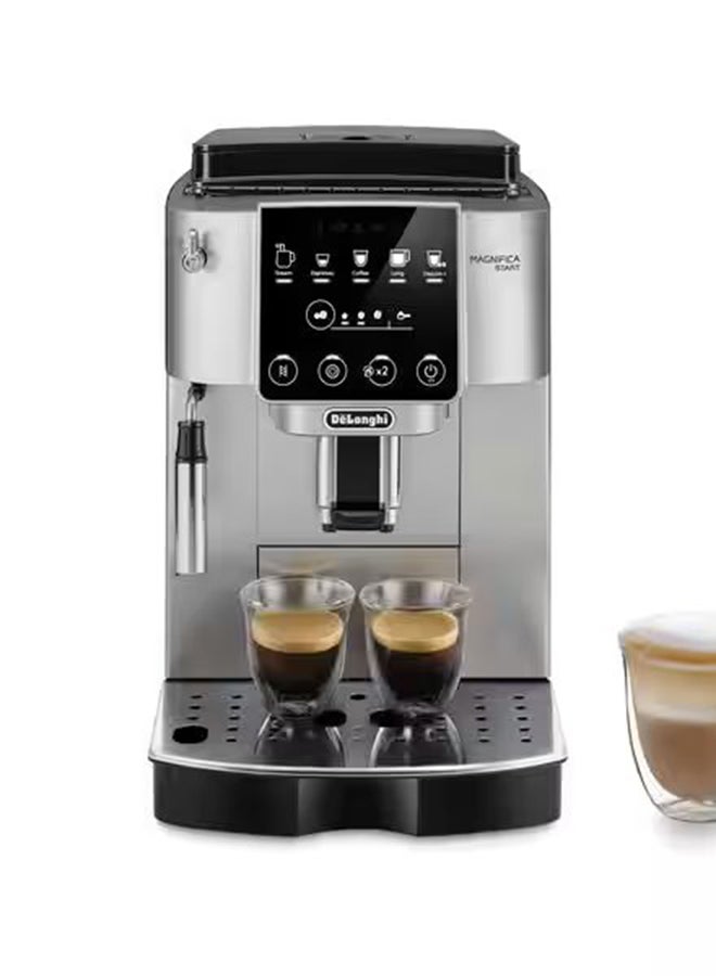 De'Longhi Fully Automatic Coffee Machine Magnifica Start Bean-To-Cup Espresso Machine Perfect For Espresso, Americano, Cappuccino, Latte Macchiato And Coffee Recipes 1.8 L 1450 W ECAM220.31.SB Silver - Image 1