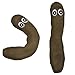 Deermon 2 Pack Novelty Sensory Poo Shape Stress Relief Stretchy Fidget Toy Brown Fool Tricky Prank Poop Joke Autism Toys Party Favors for Kids and Adults - Image 4