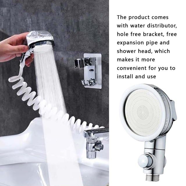 Snevad Multifunctional Faucet with 360 Rotating Sink Faucet Sprayer Attachment Set Kitchen Bathroom Pet Bathing Shower Head Hair Washing Dog Shower and More for Daily Washing Attachment Faucet - Image 5