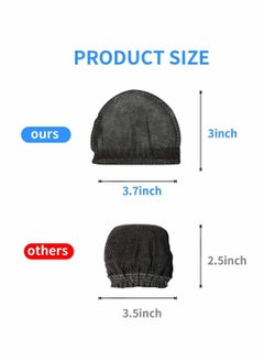 KASTWAVE Disposable Microphone Covers Caps Windscreen and Pop Filters Mic Cover Individual Wrapped Package Sanitary for Mic Compatible with Shure U and O Karaoke Microphone Sanitary, 120 Pack, Black  - Image 3