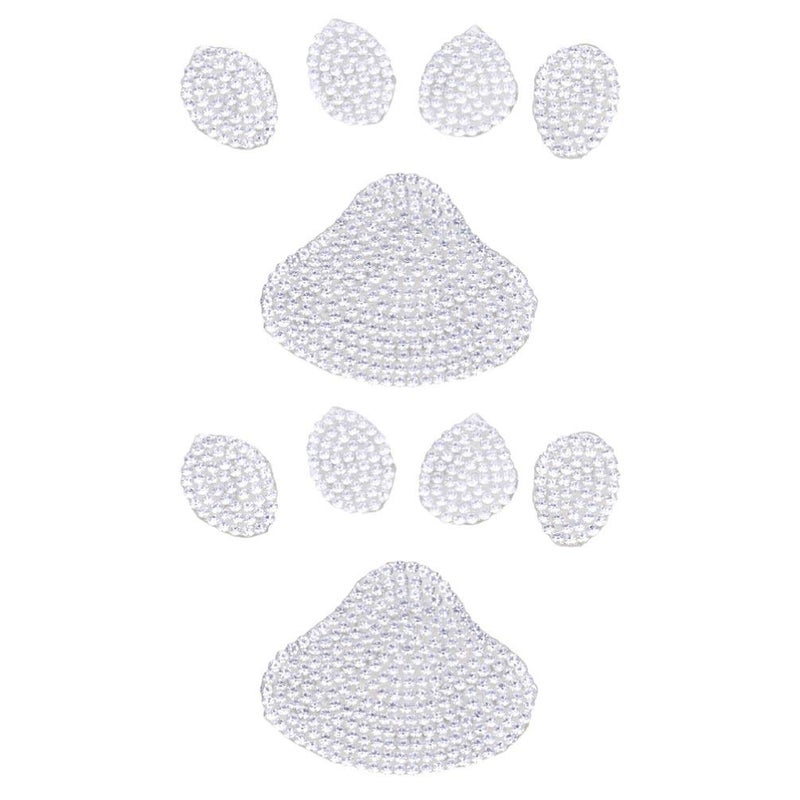 Footprint Rhinestone Stickers Self Adhesive Bling Decals for Clothes Bags Hats - Image 2