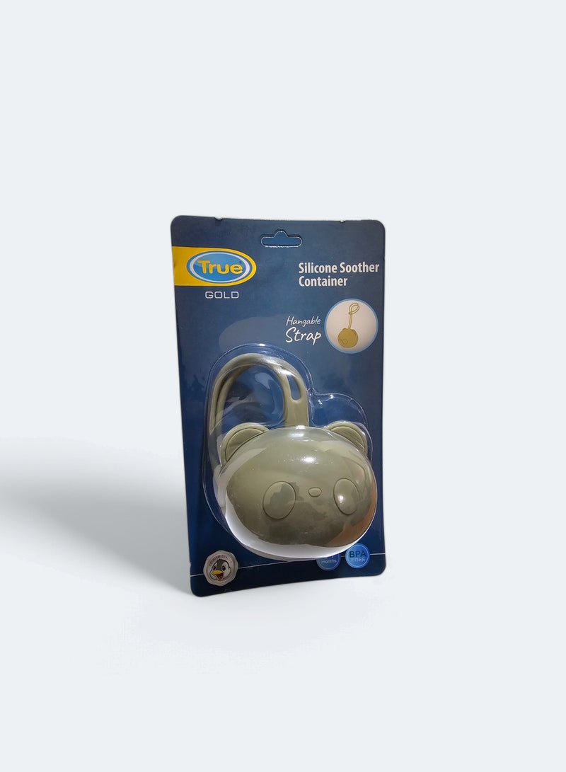 True Silicone Soother Container Hangable Strap