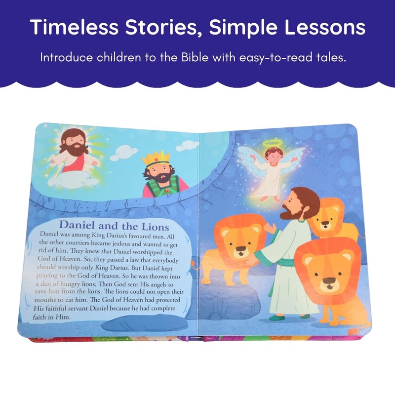 كتابي الأول من قصص الكتاب المقدس: الكتاب المقدس للمبتدئين للأطفال | الكتاب المقدس للمتعلمين الصغار | إعادة سرد لطيفة للحكايات الكتابية | كتاب هدايا مسيحي وكتاب قصص - Image 4
