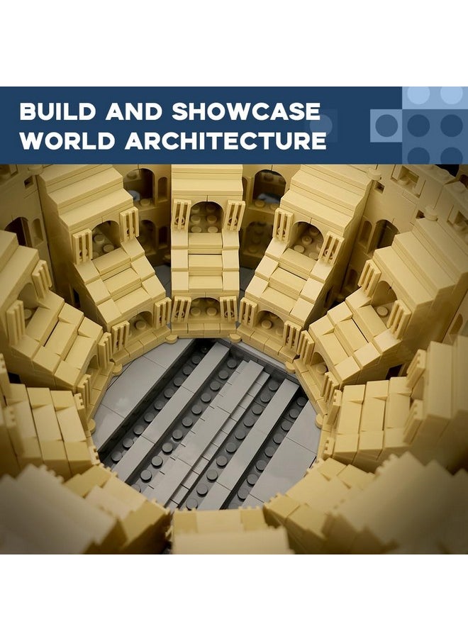 ARTORBRICKS ArtorBricks Architectural The Roman Colosseum Building Large Collection Building Set Model Kit and Gift for Adults(1758Pieces)  - Image 5
