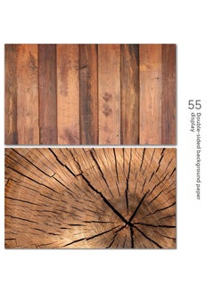 Arabest 3D Christmas Photographic Backdrops [55] light wood grain/tree grain 