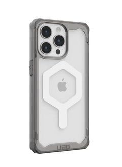 UAG Case Compatible with iPhone 15 Pro Max Case Plyo Ash/White Built-in Magnet Compatible with MagSafe Charging Rugged Anti-Yellowing Transparent Clear Protective Cover  - Image 2