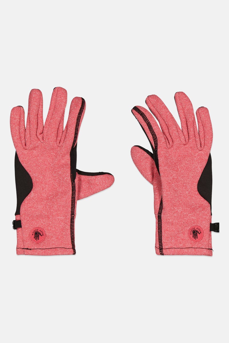 Body Glove Women 1 Pair Brand Logo Gloves, Raspberry - Image 1