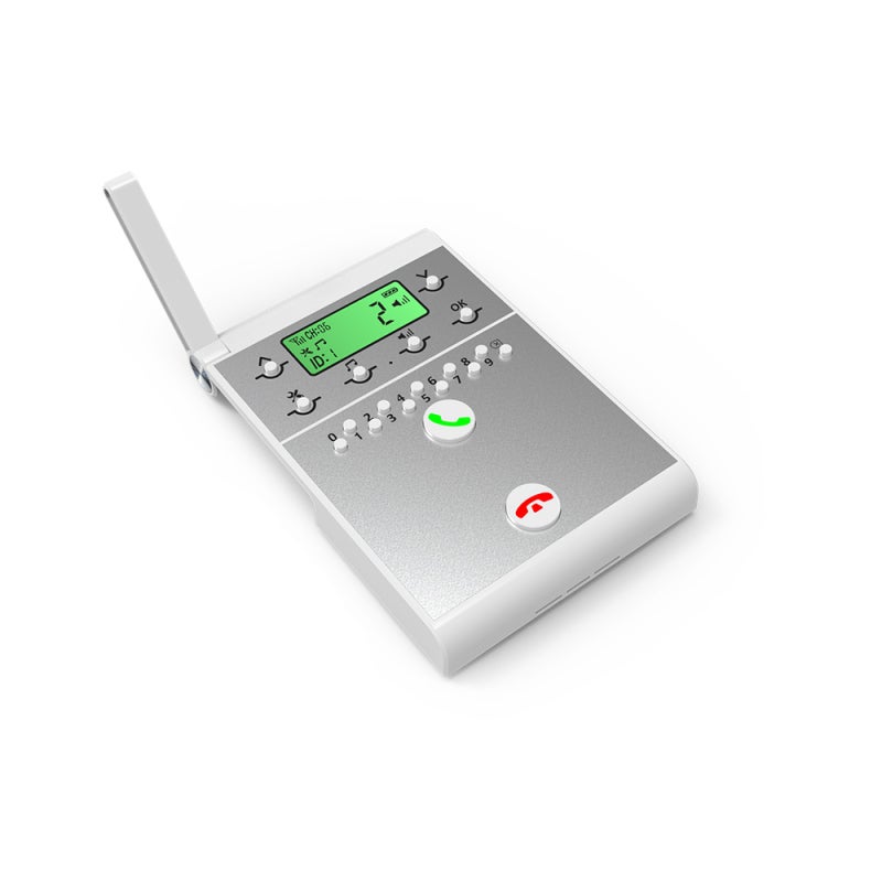 Wireless Intercom System: Silver, 1000-2000M Long-Range, 999 Units Network Capacity - Smart 3-Step Setup, 2 Power Options Intercom for Home Office Business - Image 1
