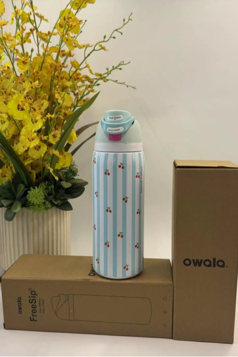 Owala Freesip Insulated Stainless Steel Water Bottle With Straw For Sports And Travel, Bpa-Free, LIMITED EDITION Birthday Bash 24OZ - Image 1