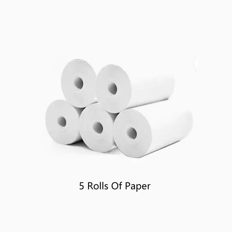 Mini Printer Paper Small Wrong Printer Paper 10 Years Label Paper Adhesive Transparent Sticker - Image 1