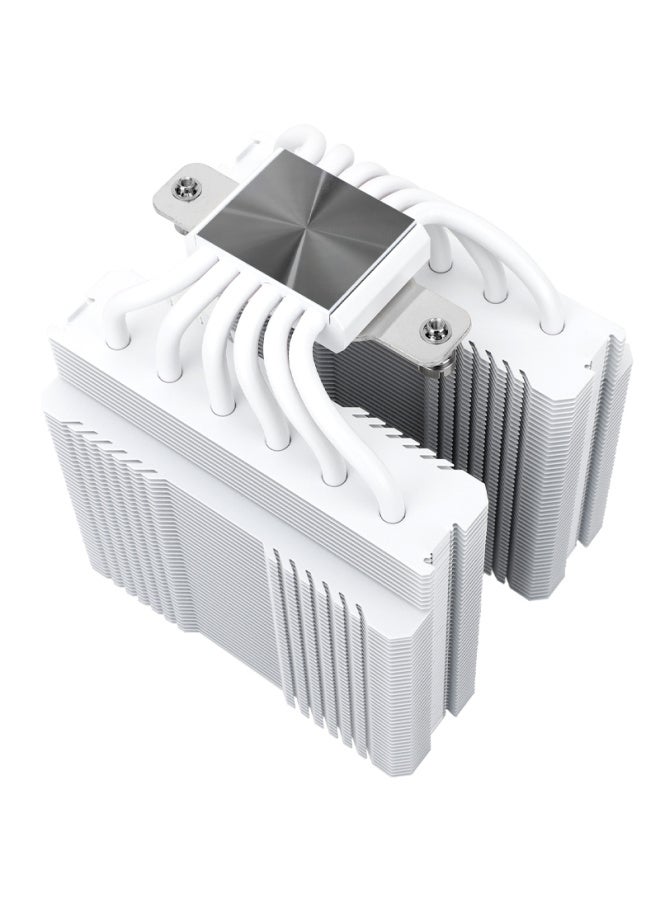 Thermalright مبرد هواء ثيرمالرايت بييرليس أسيassin 120 Se أبيض Argb مزدوج البرج مع 6 أنابيب حرارية، Pa120 Se أبيض Argb - Image 5