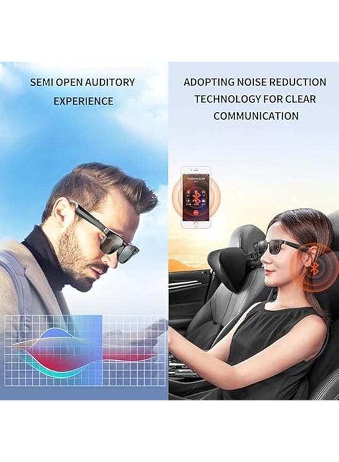 T06 AI Smart Glasses, Smart Sunglasses, waterproof, Bluetooth glasses with music and calling  - Image 3
