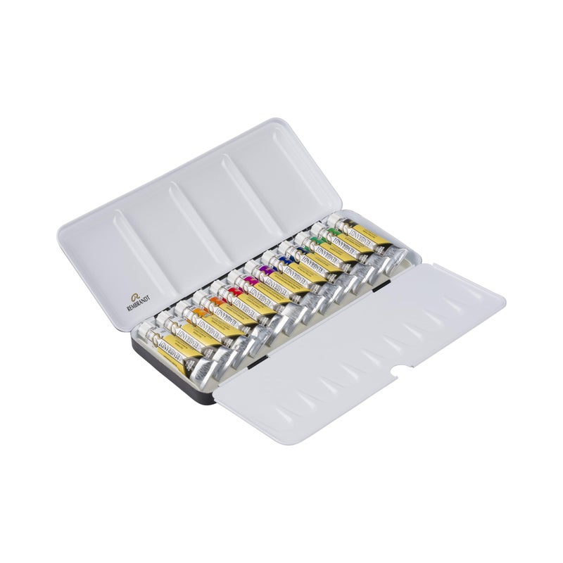 REMBRANDT Watercolour Metal tin Set Opaque White Mixing Colour Selection | 12 x 10 ml Tubes - Image 3