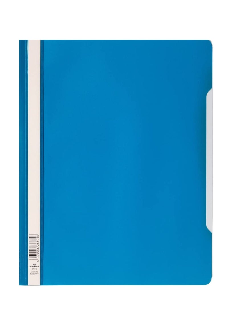 Durable - 10-Piece Clear View Folder Blue - Image 1