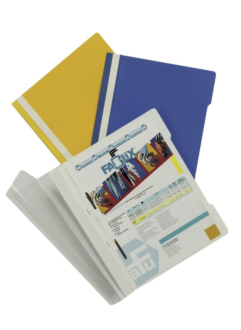 Durable - 10-Piece Clear View Folder Blue - Image 1