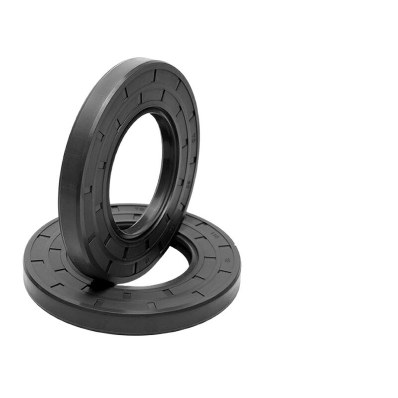 NBR Double Lip Skeleton Oil Seal Ring Set 13x21x5mm TC FB TG4 - Image 1