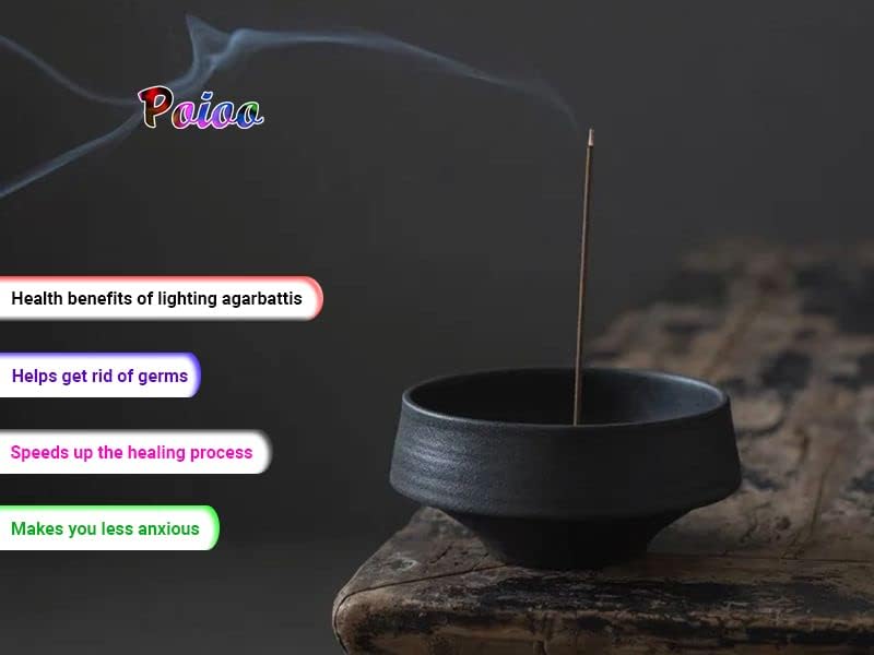 Poioo Agarbatti for Pooja Pure 800g Pack Multi Fragrance Incense Sticks Mix Agarbatti - Image 4