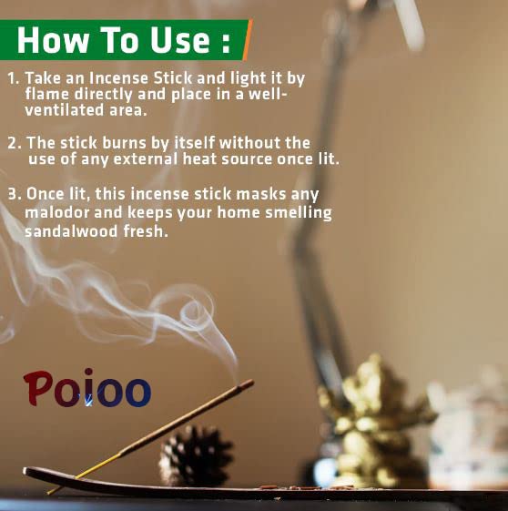 Poioo Agarbatti for Pooja Pure 800g Pack Multi Fragrance Incense Sticks Mix Agarbatti - Image 5