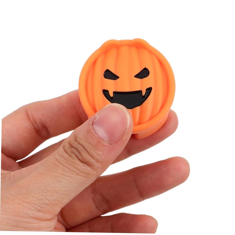 Orange Pumpkin Silicone Outlet Covers Child Safety Protectors Shock Debris Prevention Home Use - Image 5
