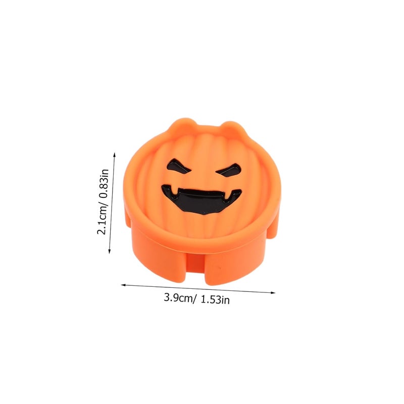 Orange Pumpkin Silicone Outlet Covers Child Safety Protectors Shock Debris Prevention Home Use - Image 3