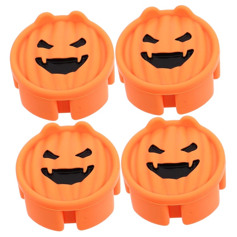 Orange Pumpkin Silicone Outlet Covers Child Safety Protectors Shock Debris Prevention Home Use - Image 2