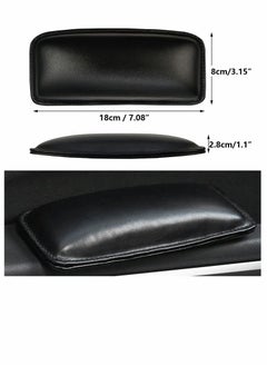 Y&D Car Knee Pad Leg Center Console Elbow Cushion Automotive Leather Universal Soft (4 Black)  - Image 3