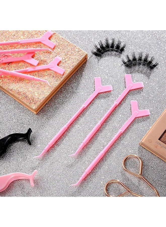 Quantum 60 Pcs 3 in 1 Lash Eyelash Lift Tool - Eyelash Perm Y Shape Lash Brush and Lash Separator - Lash Lift Applicator for Eyelash Extensions Lamination for Women (Pink/Blue/Rose Red/Purple/White/Green) - Image 3