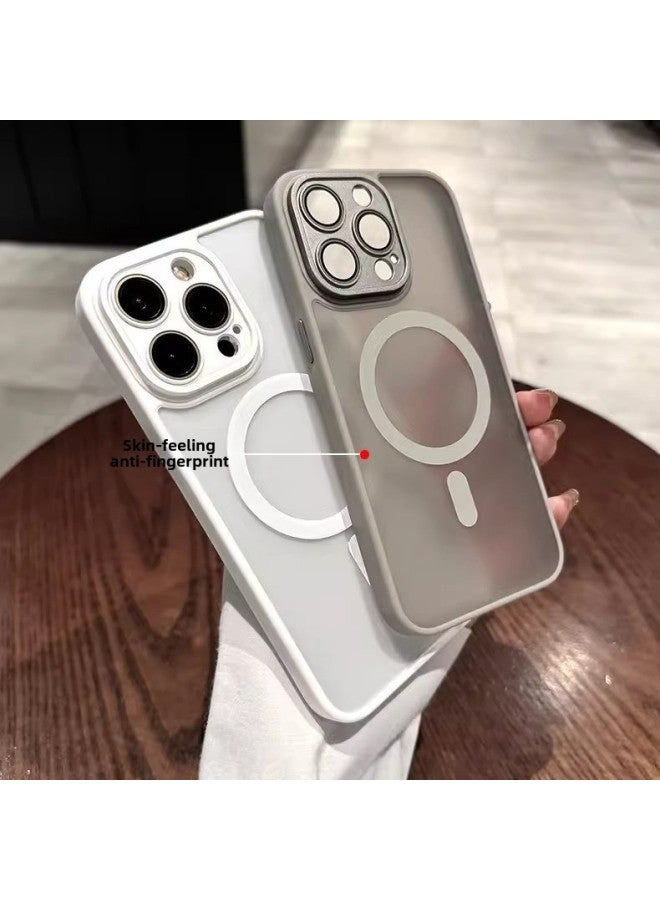 Gold Shield Fine Hole Lens Protection Mirror For IPhone16 Skin Sense Apple 14Promax Magnetic Mobile Phone Case-color:Light Green -Applicable Models:iPhone16PRO MAX
