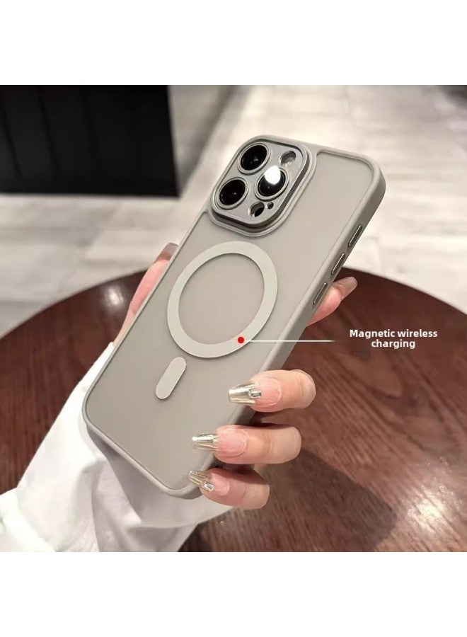 Gold Shield Fine Hole Lens Protection Mirror For IPhone16 Skin Sense Apple 14Promax Magnetic Mobile Phone Case-color:Light Green -Applicable Models:iPhone16PRO MAX