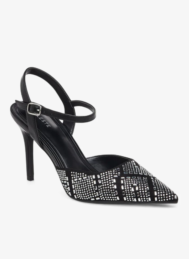 Celeste Women Embellished Pointed Toe Shoes