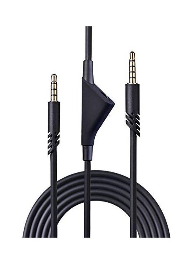 Replacement Cable For A10/A40 Gaming Headset 2m black Headsets Cord Lead Compatible with Xbox One Play Station 4 PS4 Headphone Audio Extension Cable  - Image 1