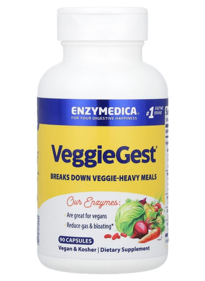ENZYMEDICA VeggieGest® 90 Capsules 