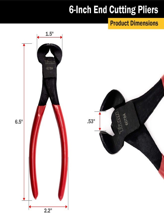 Titan 60784 6-Inch End Cutting Pliers - Image 3