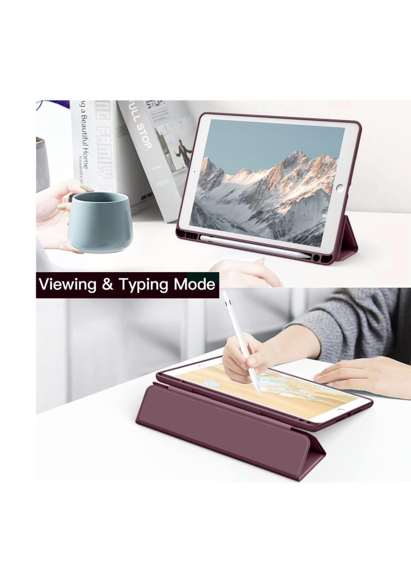 EVO iPad 6th/5th Generation Case (9.7-inch, 2018/2017), iPad Pro 9.7 inch 2016, iPad Air 2nd/1st Gen, Shockproof Bumper Back Cover with Built-in Pencil Holder, Auto Sleep/Wake Reddwin  - Image 4