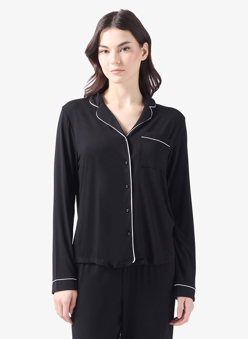 hunkemoller Pocket detail nightwear shirt - Image 1