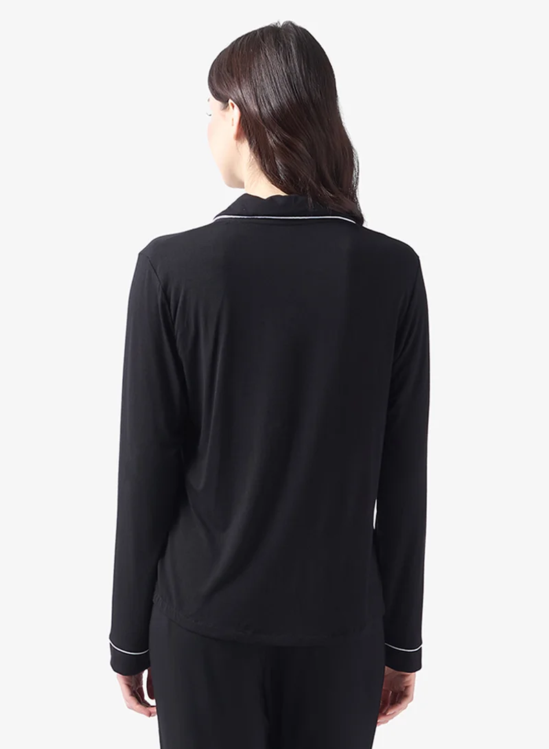 hunkemoller Pocket detail nightwear shirt