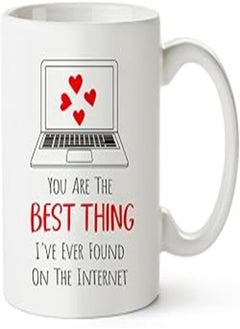 Yanprint The Best Thing On The Internet Coffee Mug, Valentines Gifts For Couples, Online Dating Ceramic Mugs, Anniversary Birthday Gift For Her 11OZ - pzsku/ZF2DCF47A3DA9DDDA175DZ/45/_/1723235961/fdab77d0-a6fd-4783-a1d3-865c284b4c25