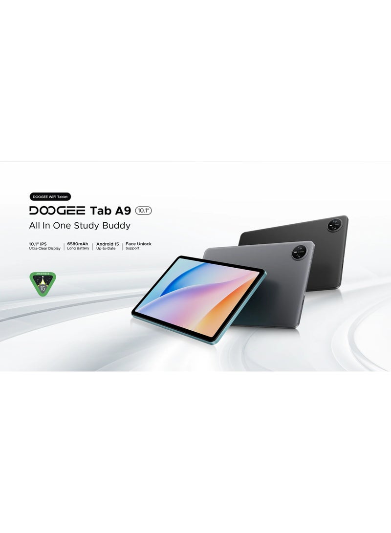 DOOGEE Tab A9 VIP Addition Study Tablet for Kids & Teen, 10.1-Inch IPS HD Display, Android 15, WIFI 5, 12GB RAM (3+9 Extended) & 64GB ROM (2 TB Expandable), 8MP Main & 5MP Front Camera, 6580mAh Battery, Unisoc T310 Quad-core Processor, (with Keyboard, Mouse, stylus), Aurora Black - Image 5