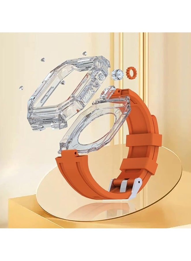 Haino Teko Smart Watch Richard M9 With 3 Silicone Strap And Cover Case And Wireless Charging - Image 4